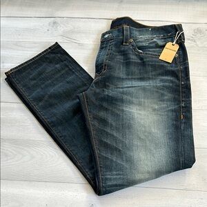 NWT True Religion Men’s Geno Relaxed‎ Slim Dark Wash Jeans Sz 40 Urban Dweller
